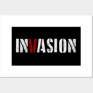 INVASION Posters and Art